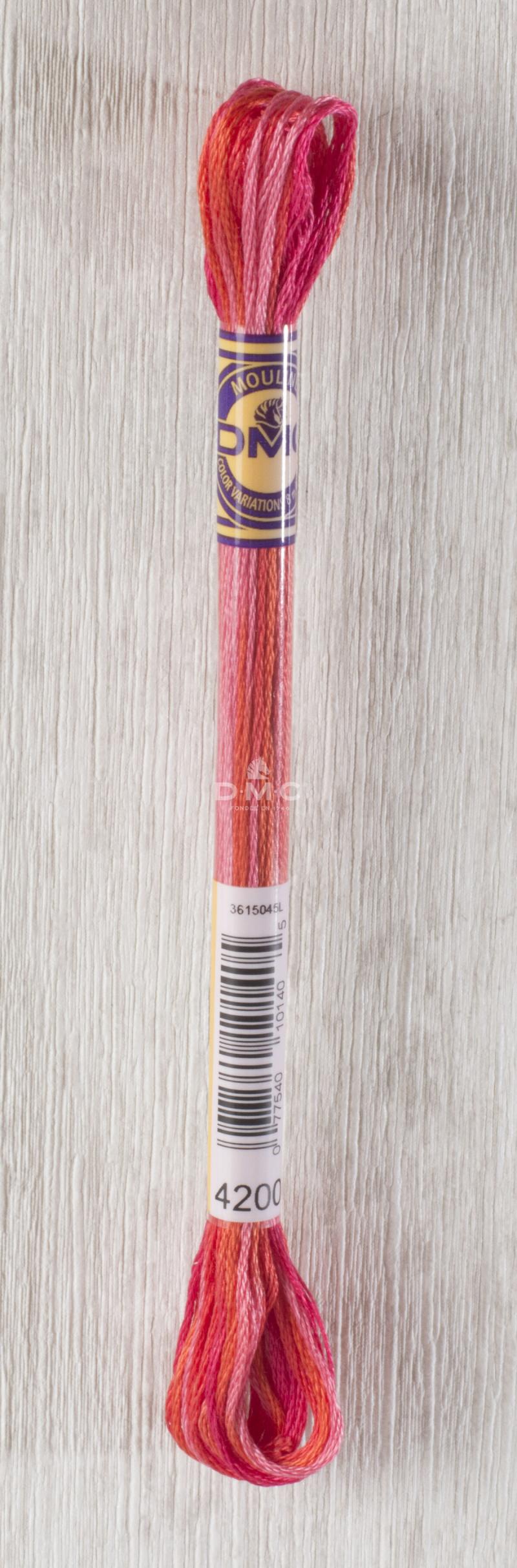 Dmc Mouliné Farvevariationer Broderigarn 4200 - Fantastisk!