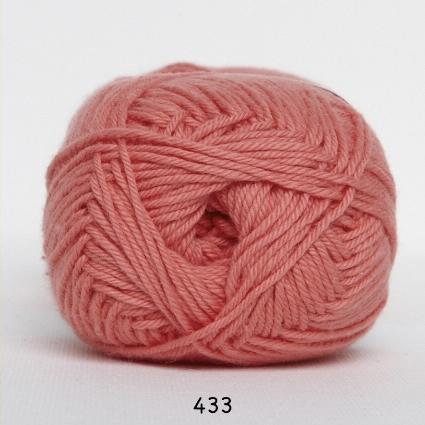 Bomuldsgarn Nr. 8/4 - Hækling - Lys Koral 433