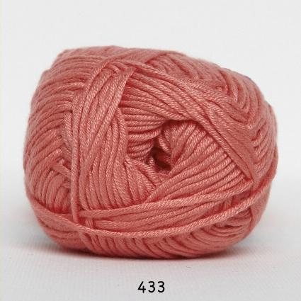 Hjertegarn Blend Bamboo - Farve 433 Koral, perfekt til strik!