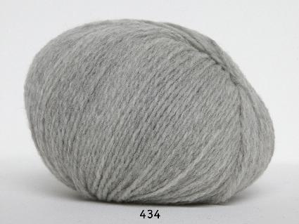 Hjerte Fine Highland Wool - Uldgarn i Lys Grå - Fv 434