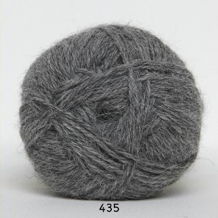 Hjerte Alpaca Uldgarn - Fv 435 Grå - Blød og Hudvenlig