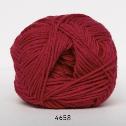 Bomuldsgarn Nr. 8/4 - Hækling - Mørk Pink (Fv 4658)