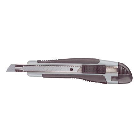 Hobbykniv B.N.T - 9 mm med lås og gummigreb