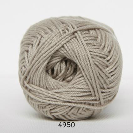 Bomuldsgarn til hækling - Cotton nr. 8/4, Mørk Beige