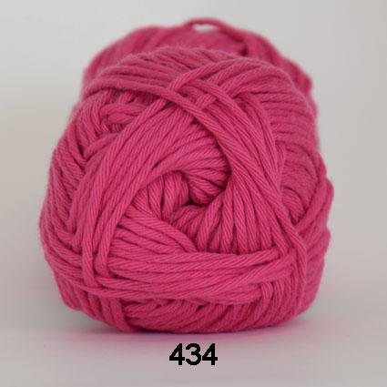 Cotton 8/8 Garn i Pink - 50 g, Nr. 434 fra Niah Design