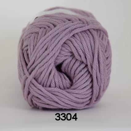 Støvet Lilla Cotton 8/8 Garn - 50 g fra Niah Design
