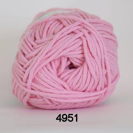 Cotton 8/8 Garn i Lyserød - 50 g fra Niah Design
