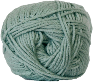 Hjertegarn Merino Cotton - Mint Grøn 5106 til Maskinvask