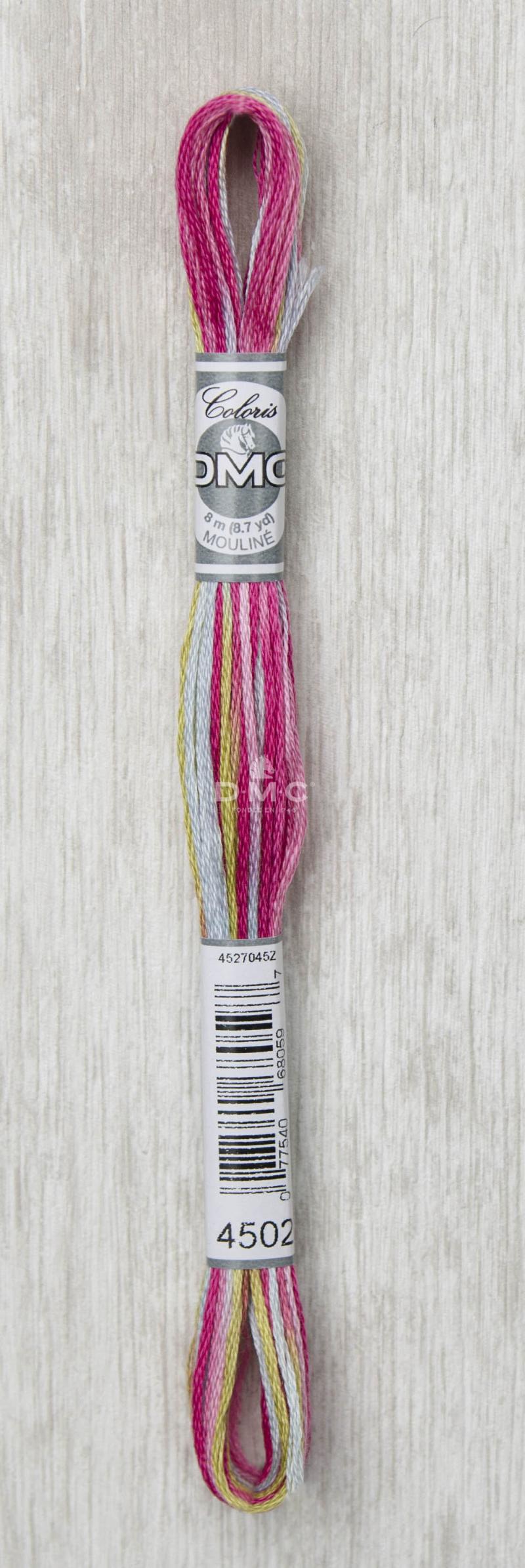 DMC Mouliné Flerfarvet Broderigarn Farve 4502 på tilbud!