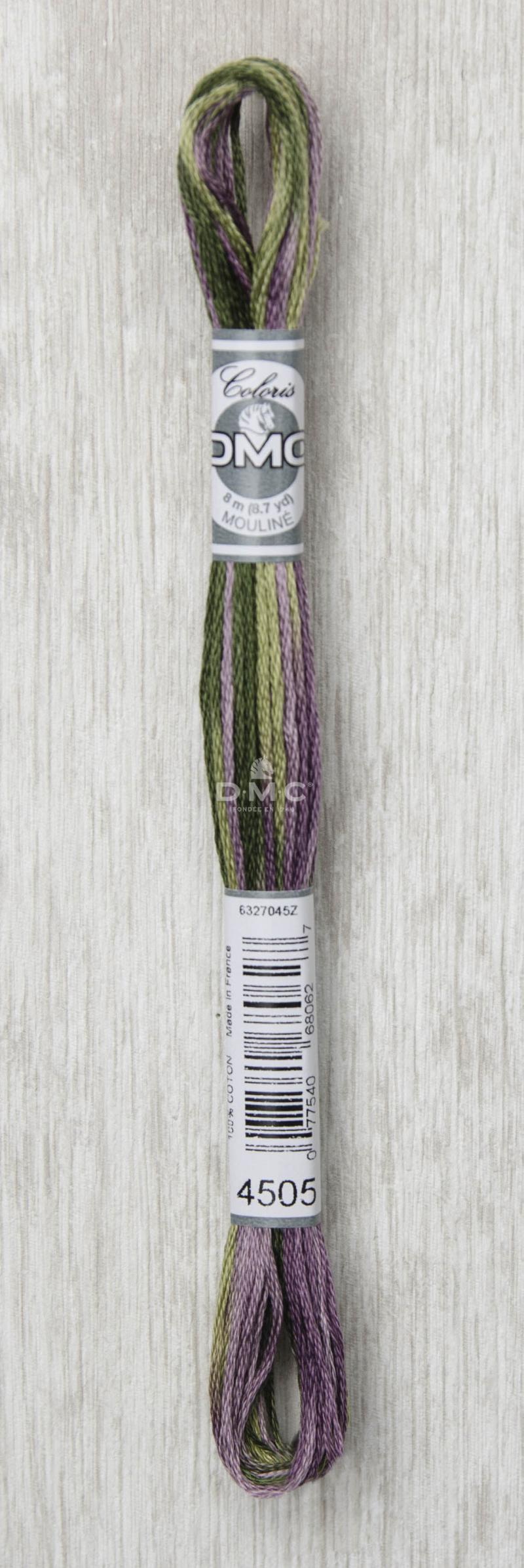 DMC Mouliné Flerfarvet Broderigarn Farve 4505 - Udsalg!