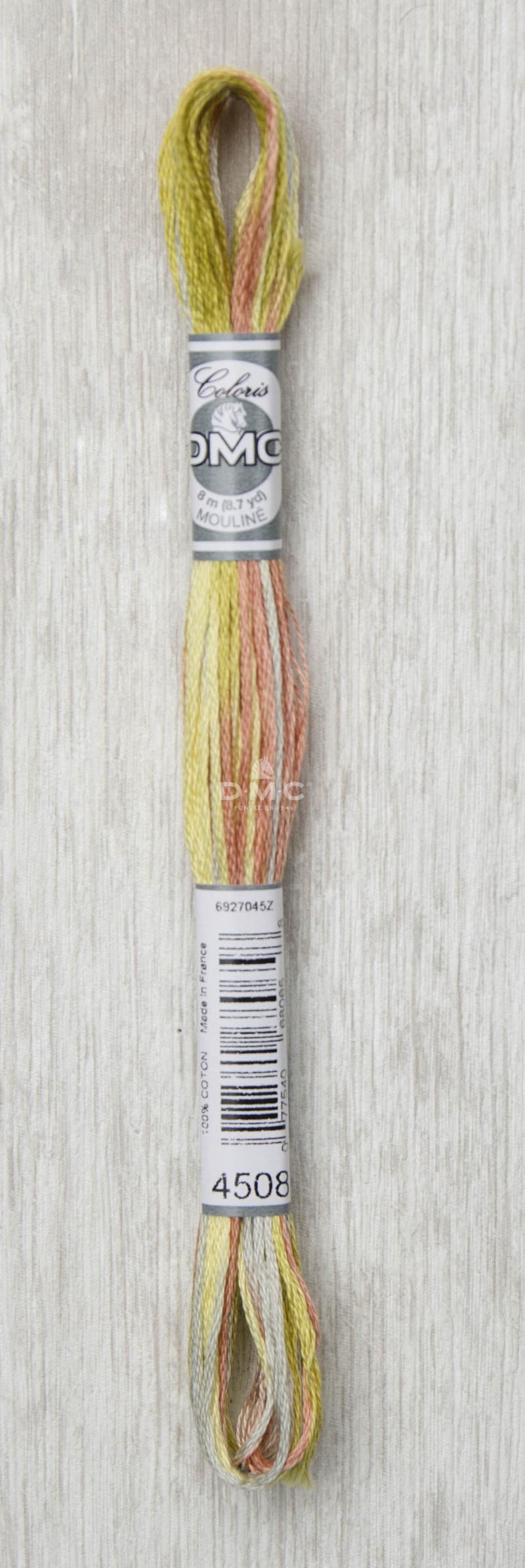 DMC Mouliné Flerfarvet Broderigarn Farve 4508 - Hobbytilbud!