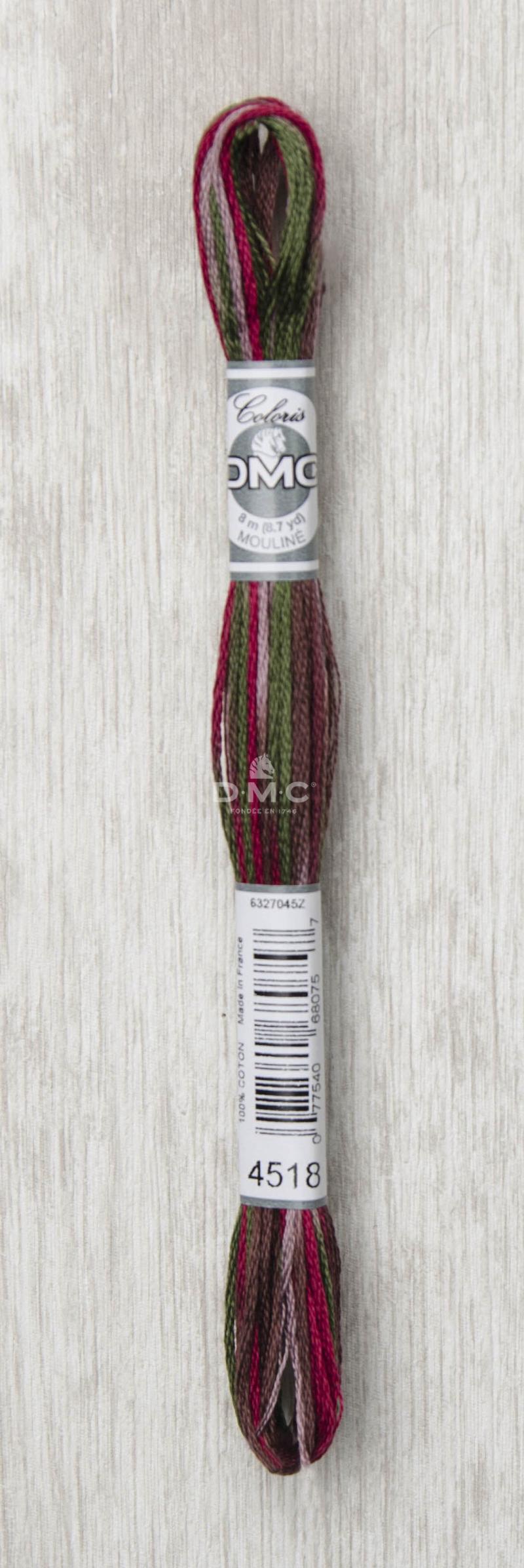 DMC Mouliné Flerfarvet Broderigarn - Farve 4518