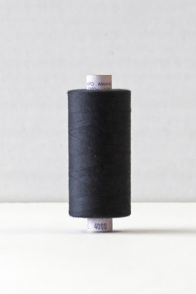 Amann Aspo Polyester Sytråd 1000 m - Fv 4000 Sort