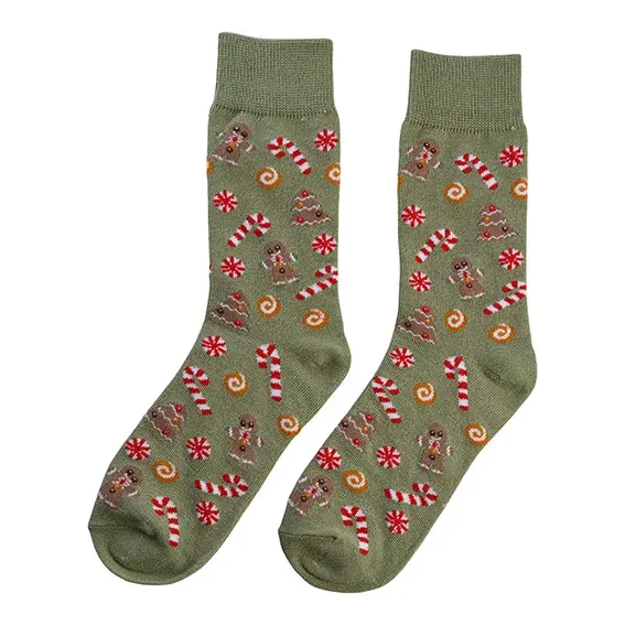 Grønne Julestrømper med Slik til Julefrokosten!