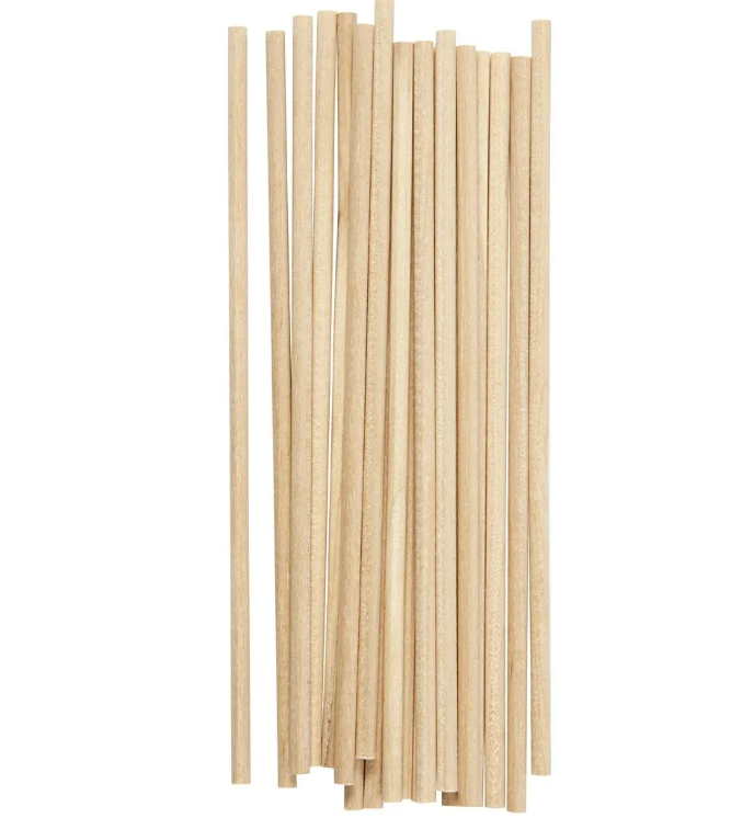 Rundstokke i træ, 15 cm, 20 stk - Kreative projekter