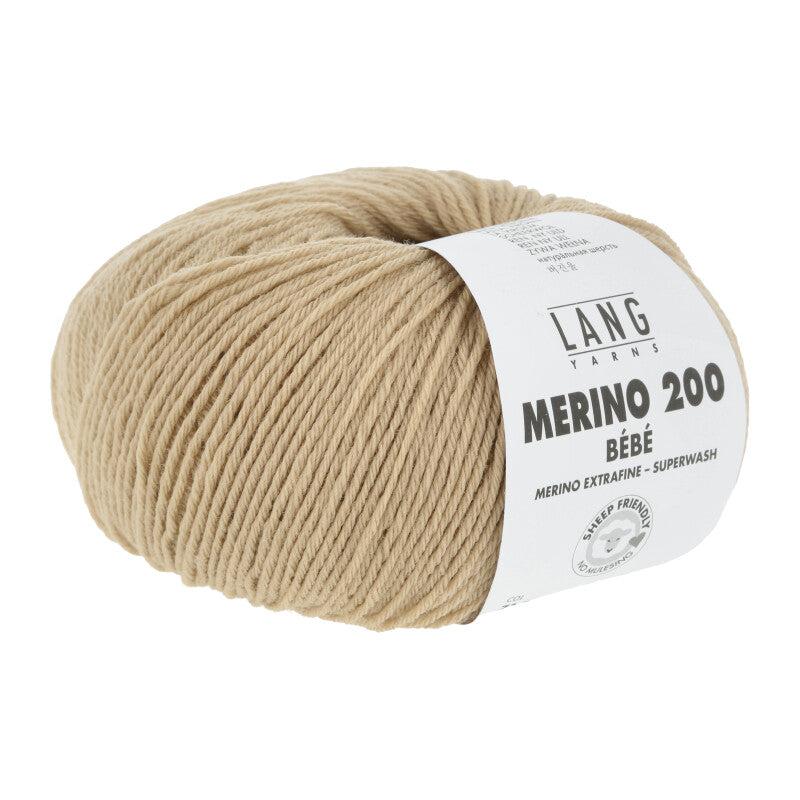 Lang Yarns Merino 200 Bebe Garn - Camel - 339