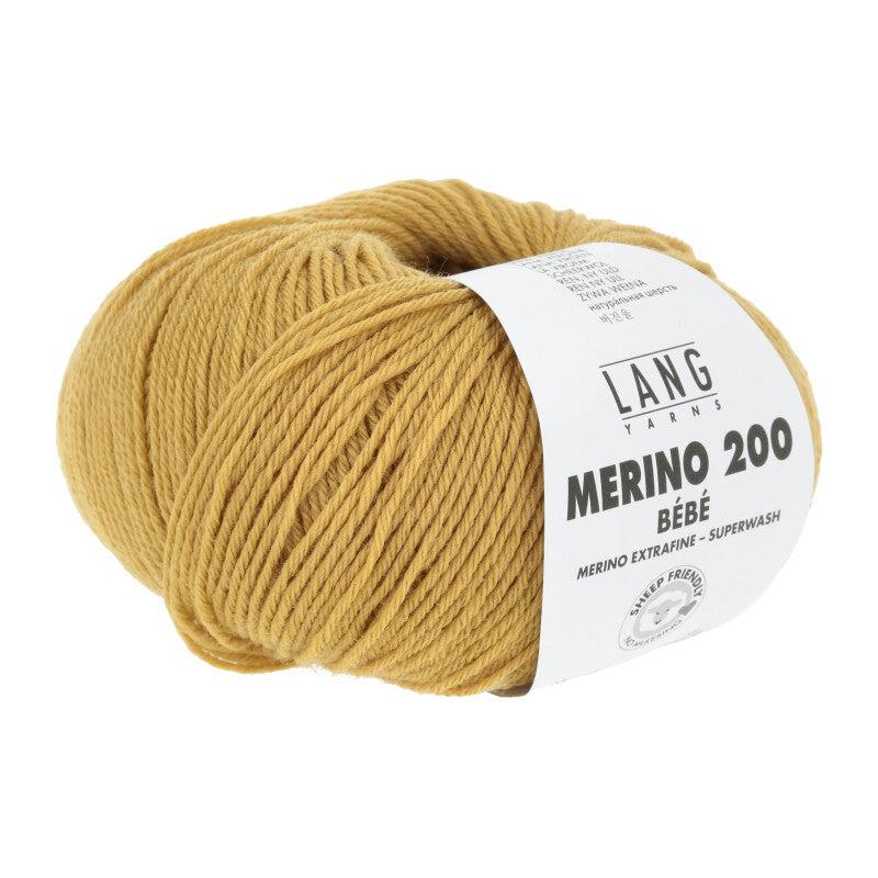 Lang Yarns Merino 200 Bebe Garn - Guld - 350