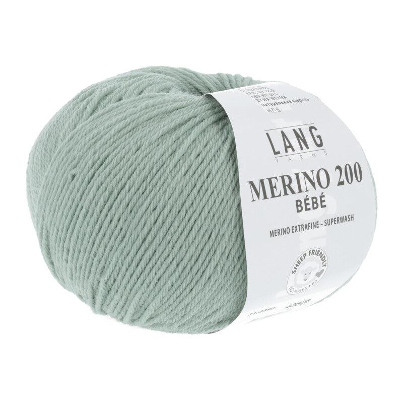 Lang Yarns Merino 200 Bebe - Sage - 392 Garn til Baby
