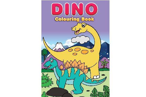 Malebog A4 med Dinosaurus - Kreativitet til Børn