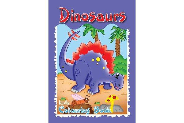 Malebog A4 med Dinosaurer - 16 Sider til Kreativ Leg