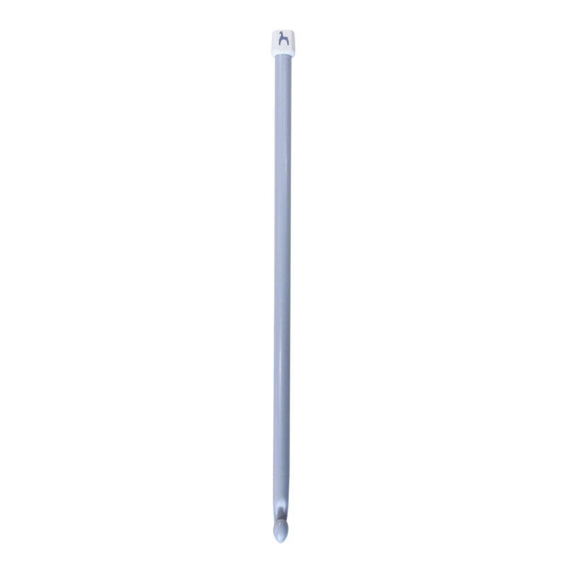 Pony Tunesisk Hæklenål 10 mm - Elegant gråt design