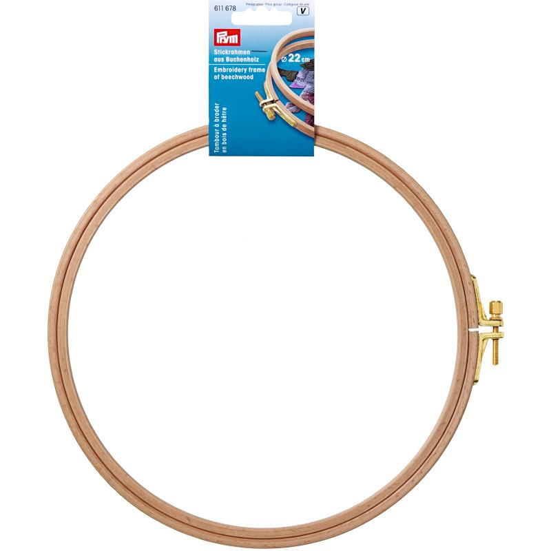 Broderiramme 22 cm fra Prym - Fantastisk tilbud!