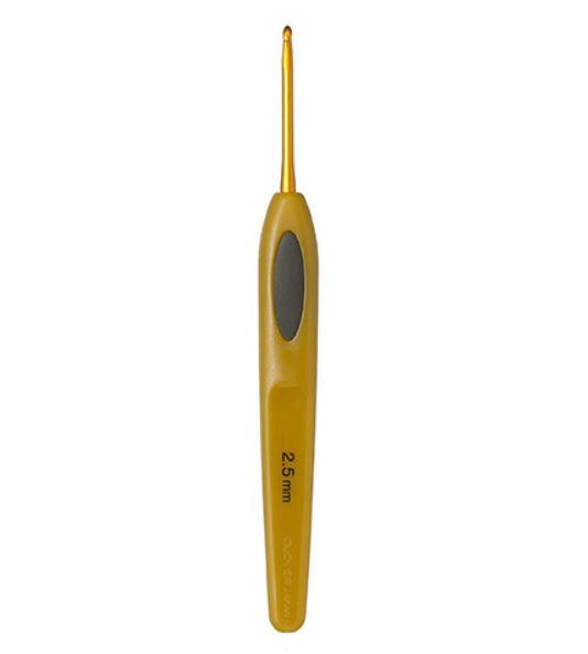 Clover Soft Touch Hæklenål 2,5 mm - Ergonomisk Design