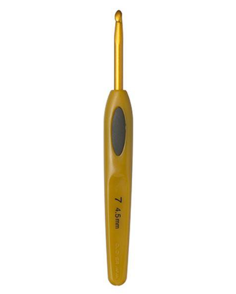 Clover Soft Touch Hæklenål 4,5 mm - Ergonomisk Design