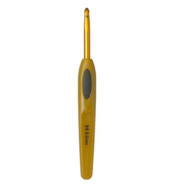 Clover Soft Touch Hæklenål 5,0 mm - Ergonomisk Design