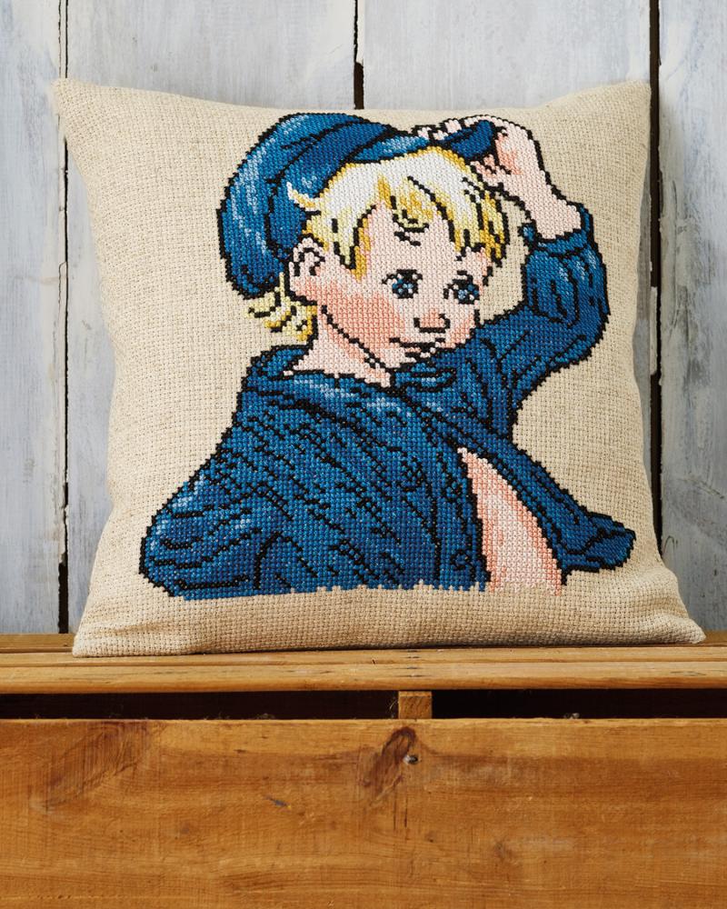 Broderi Kit med Emil og Kasket - Permin 83-4595