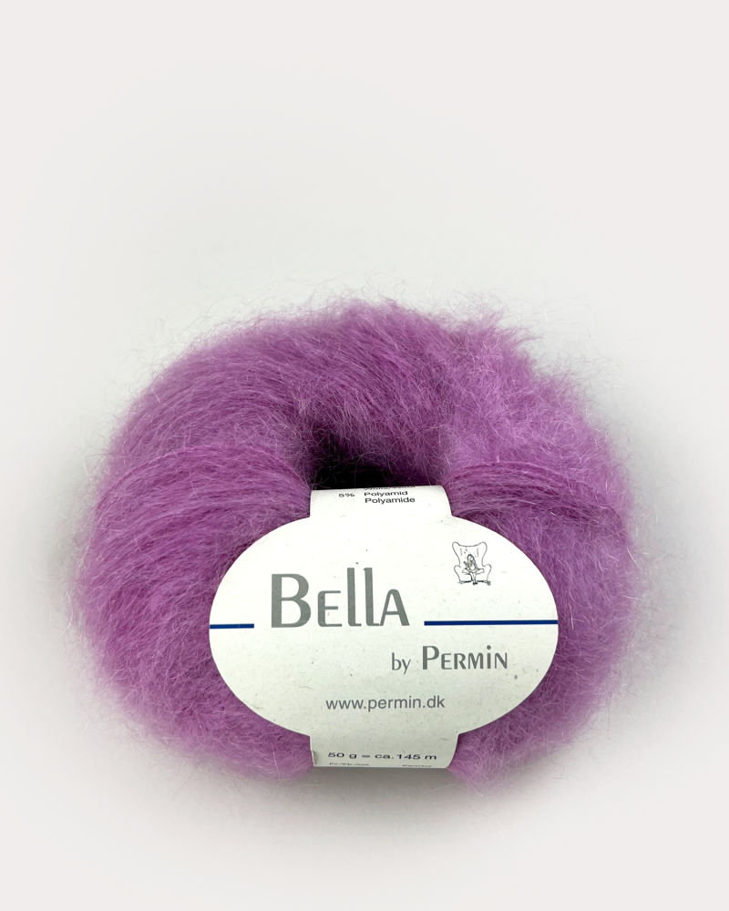Bella Permin Garn - Blødt Mohairgarn med Uld og Polyamid