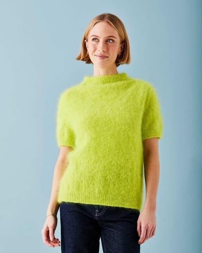 Strikkekit: T-shirt med sadelskulder 8932102 - Bella Permin