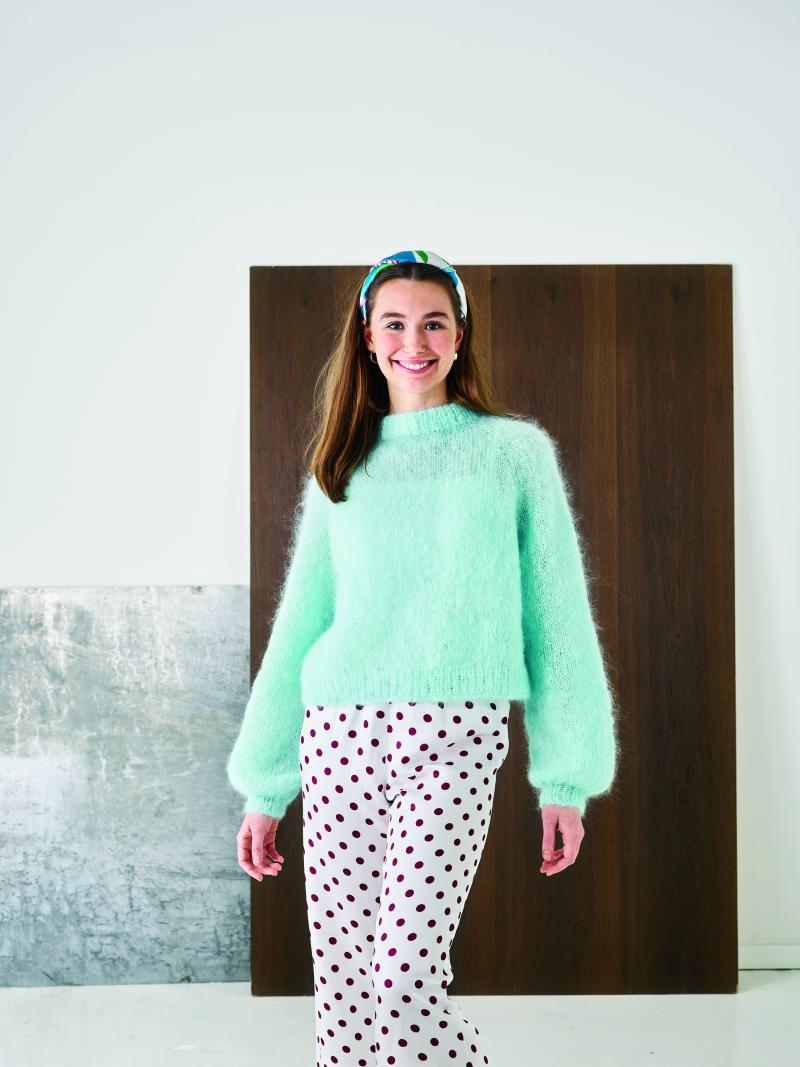 Bella Strikkeopskrift Kit - Smuk Sweater til Strikning