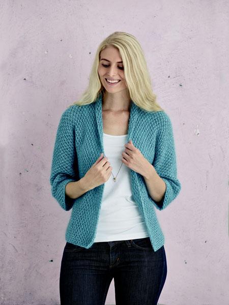 Dobbelt Garn Jakke - Strikkekit til Kreative Hænder