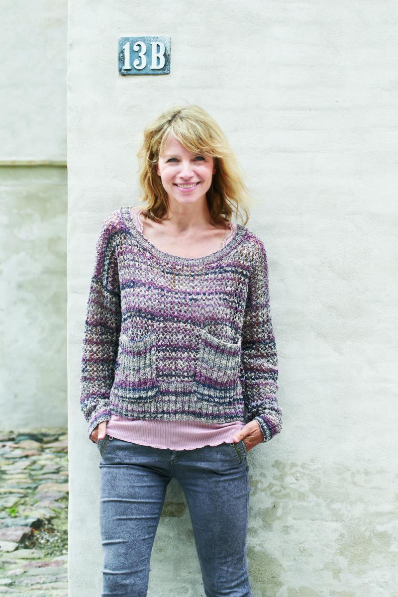 Scarlet Print Strikkeopskrift - Strik en smuk sweater