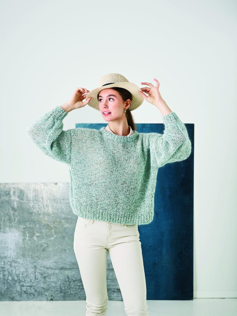 Viola bomuldsgarn strikkeopskrift - perfekt til din sweater!