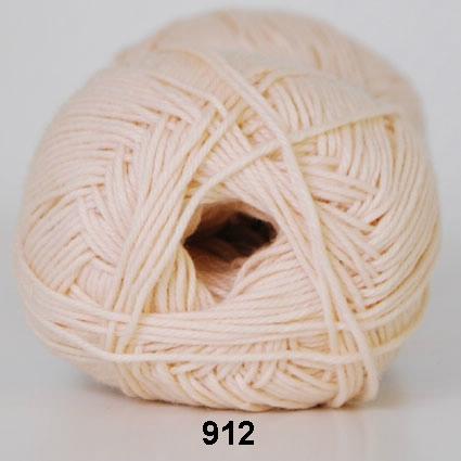 Bomuldsgarn til hækling - Cotton nr. 8/4, Hudfarve 915