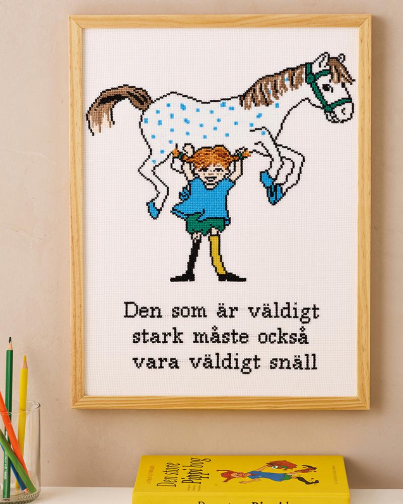 Broderikit Pippi Sød og Stærk - Kreativ Hobbytilbehør