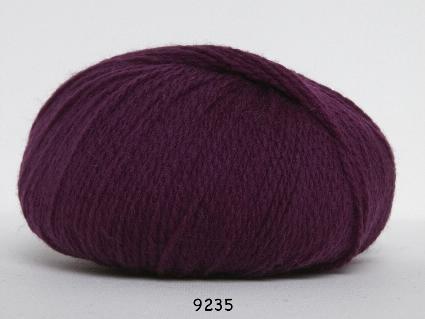 Hjerte Fine Highland Wool - Uldgarn i Rød Lilla 9235