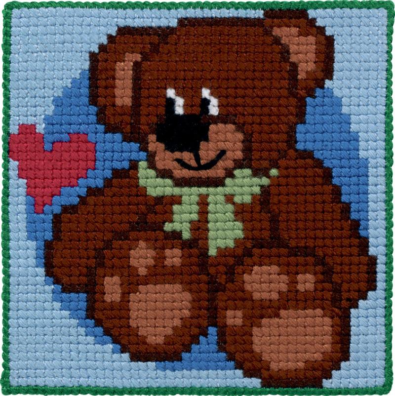 Permin Broderi - Broderikit til Børn med Hund - 9355