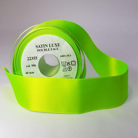 Neon Grøn Satinbånd - 3 mm til Hobby og Pynt