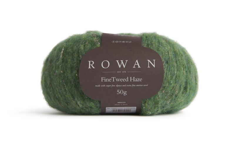 Rowan Fine Tweed Haze Garn Fv 0004 Verd - Eksklusivt Uldgarn