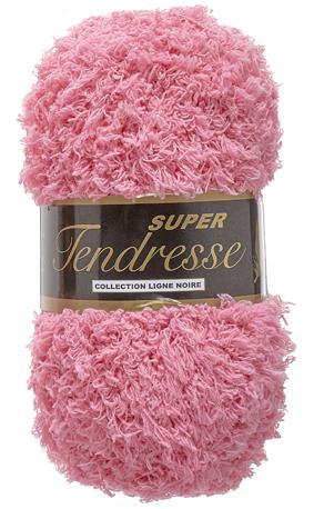 Super Tendresse 50 g - Blødt Bamsegarn i Pink, Nr. 714