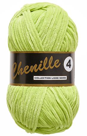 Lammy Chenille 4 Bamse Garn - Neon Grøn 50g på tilbud!