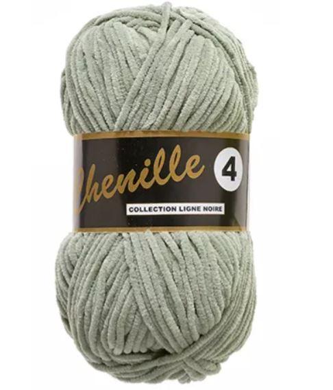 Chenille 4 Garn i Laurbærblad - 50 g, Nr. 375