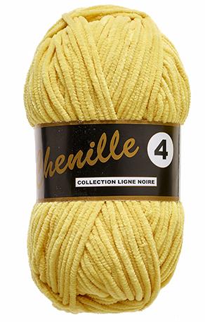 Lammy Chenille 4 Bamse Garn - 50g Gul - Fantastisk tilbud!