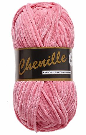Lammy Chenille 4 Bamse Garn 50g - Lyserød Fv 0730