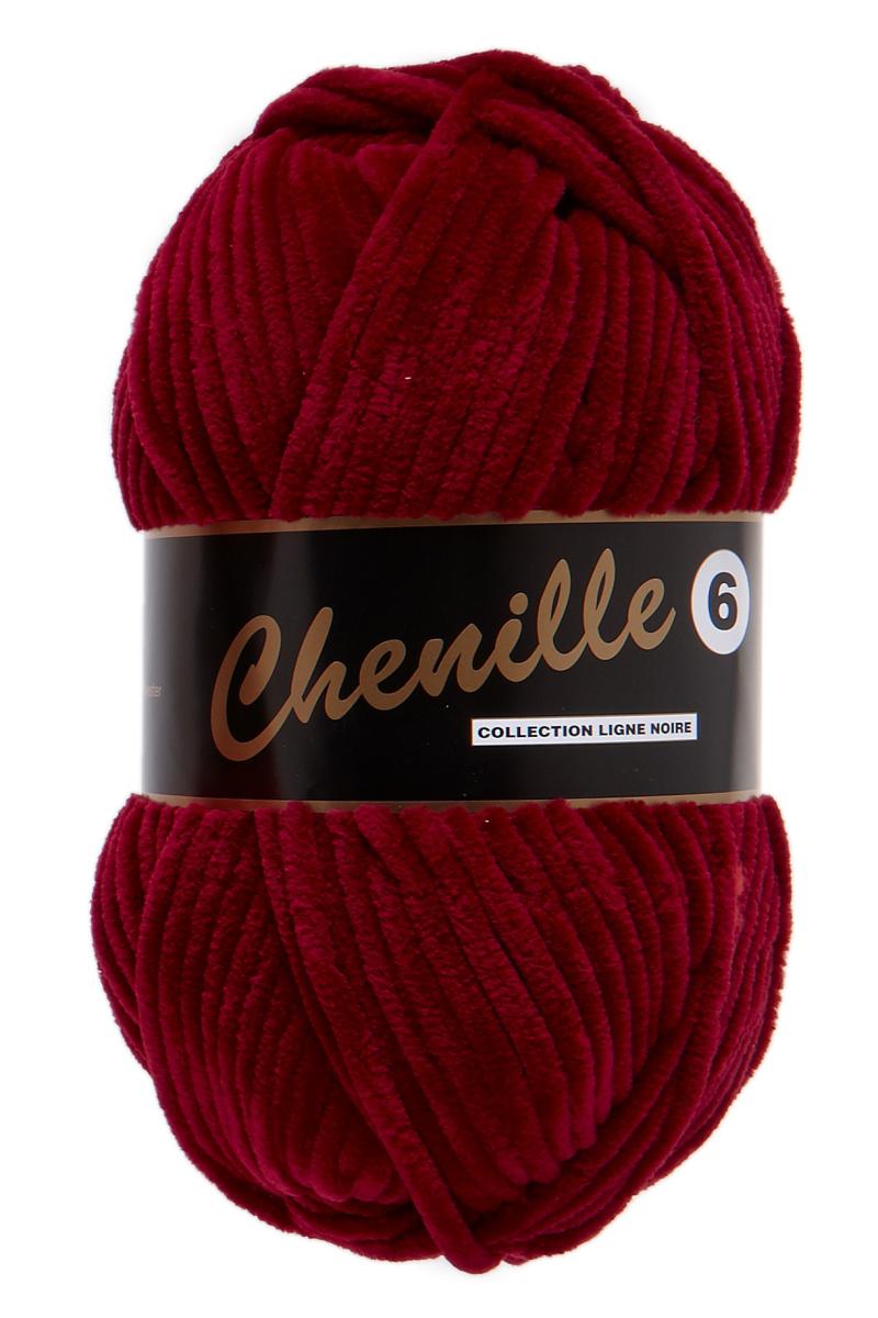 Chenille Garn 6 Kirsebær 100 g - Hækling og Strikning