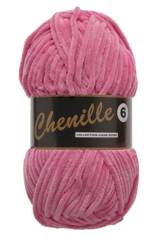 Chenille 6, Dyb Lyserød Garn - 100 g fra Niah Design