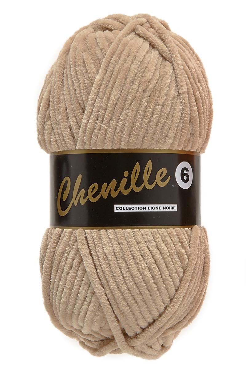 Chenille Garn 6 Beige 100g - Niah Design